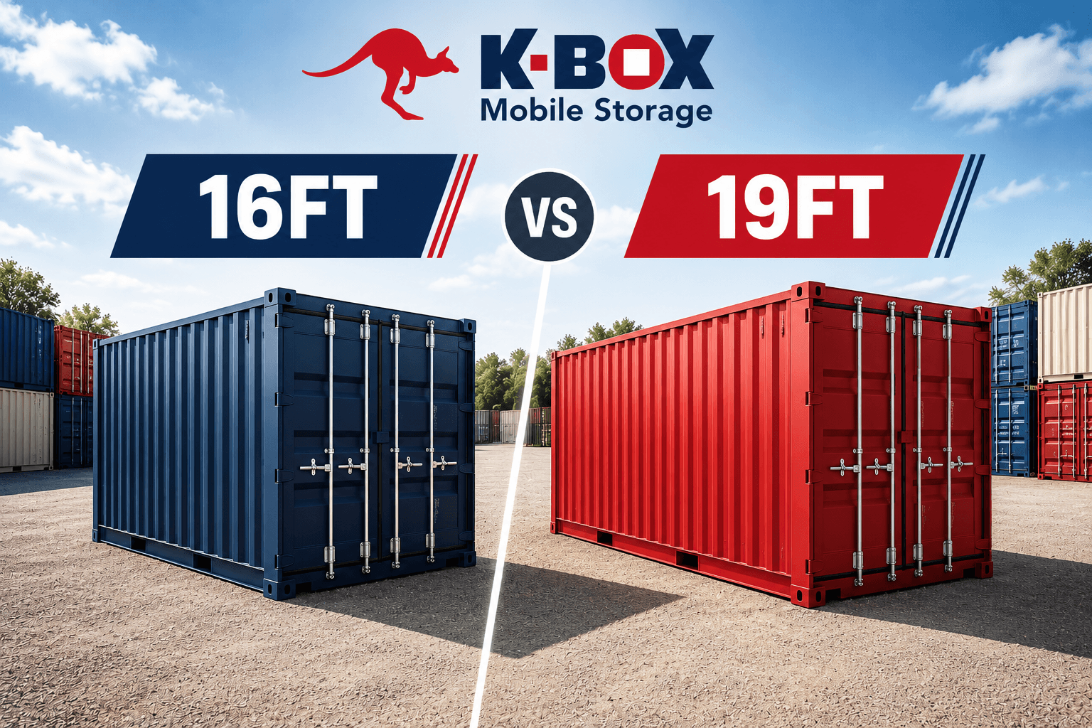 16ft vs 19ft Container